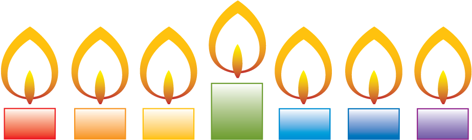 Cg Menorah 960w (960x300), Png Download