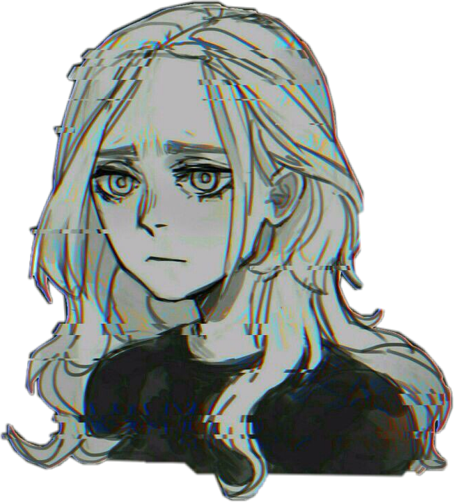 Sad Sadgirl Anime Animegirl Girl Artfreetoedit - De Anime Sad Girl (652x721), Png Download