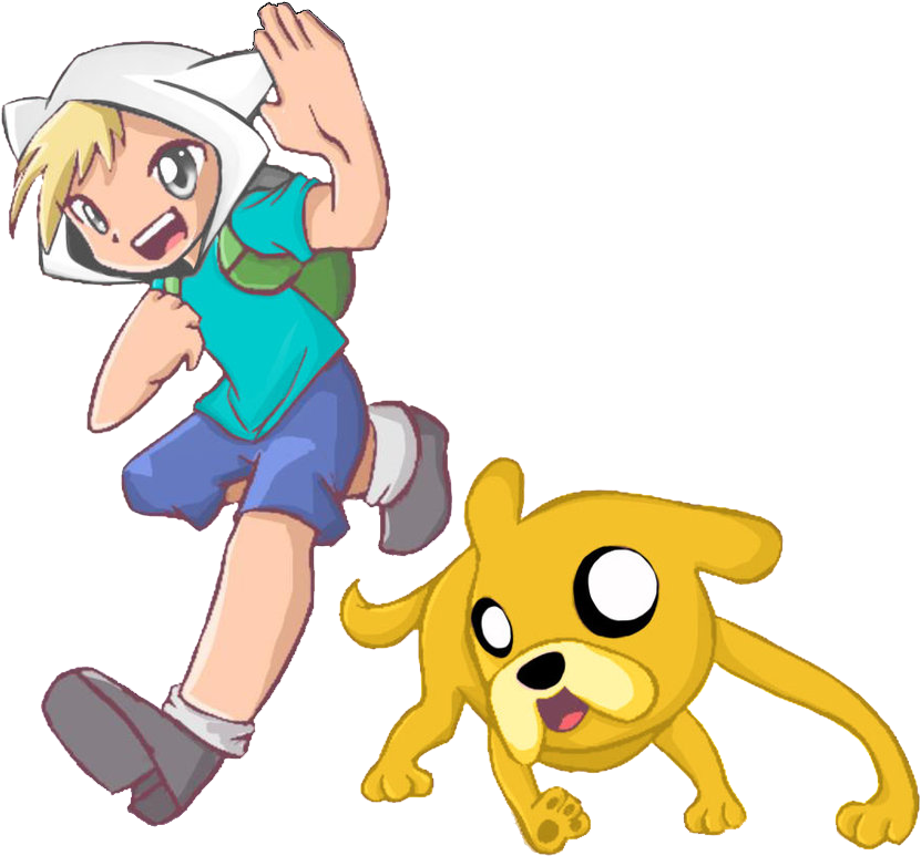 Finn & Jake Render - Adventure Time (900x900), Png Download