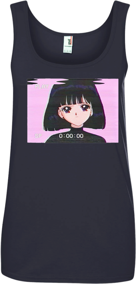 Sad Girl Retro Japanese Anime - Tupac & Biggie Adidas (1155x1155), Png Download