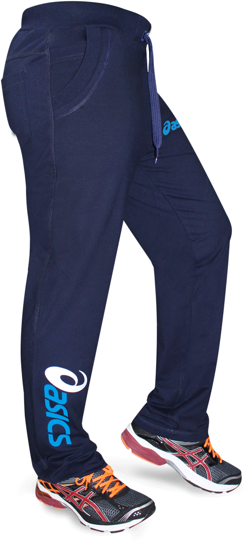 Sports Pants Asics Gray Black - Pocket (600x1114), Png Download