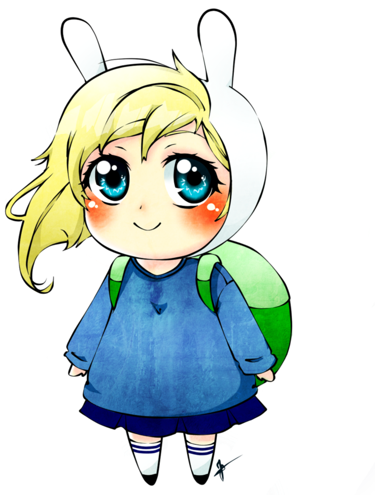 Adventure Time Chibi - Fionna Chibi Png (819x975), Png Download