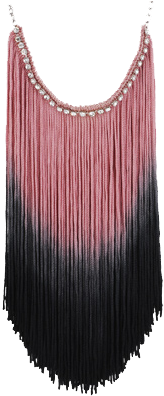 It's Fringe, Ombre - Ombre Fringe Necklace (328x400), Png Download
