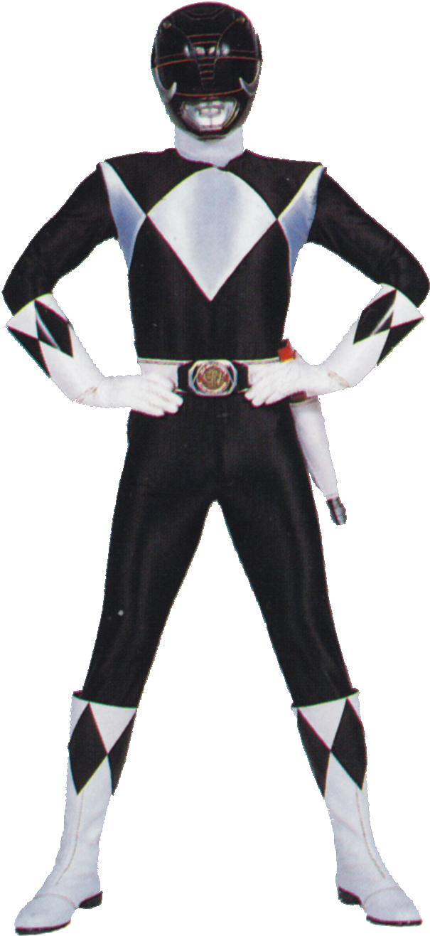Black Mighty Morphin Power Ranger - Red Mighty Morphin Power Rangers (664x1360), Png Download