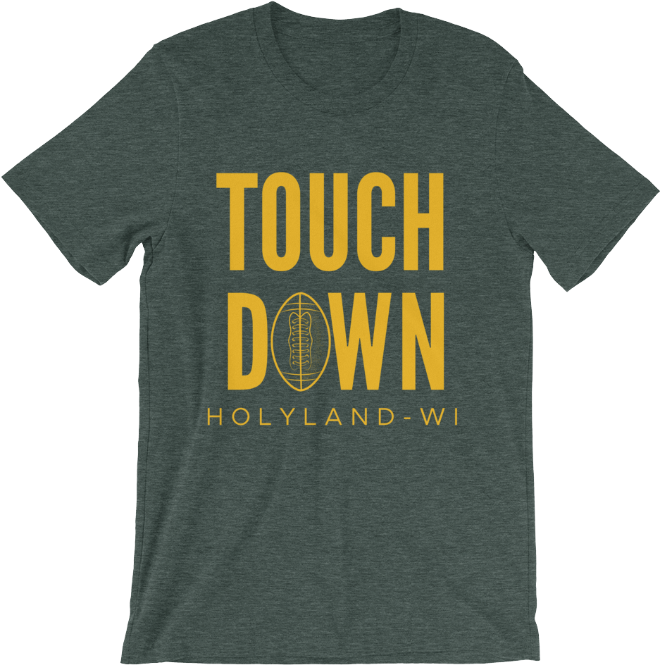Touchdown Heather Green & Heather Grey Unisex Tee - Military Veteran T-shirt This Is When Americans Take (1000x1000), Png Download