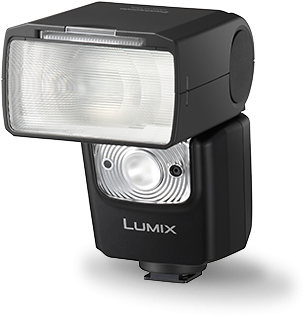 Panasonic Dmw Fl580l Hybrid Flash - Dmw-fl580le - Black - Camera Flash (613x460), Png Download