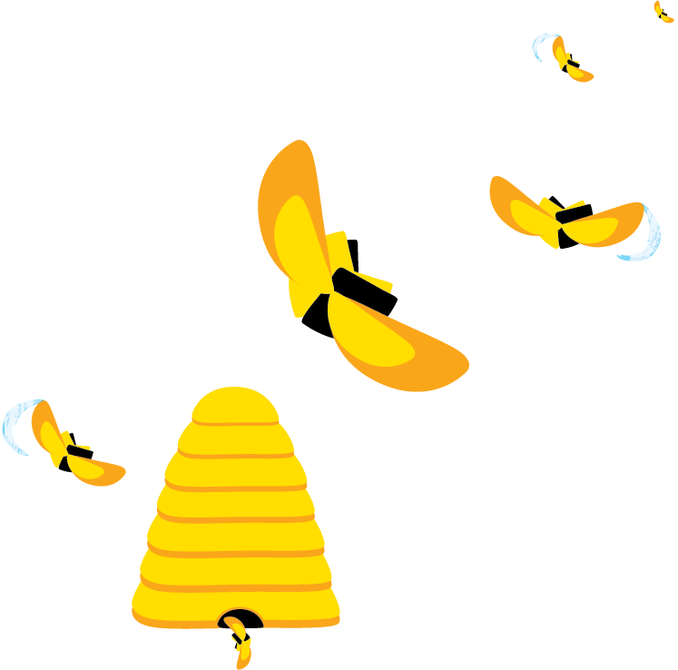 The Sweet Reward Of Fresh Honey Is By No Means The (747x738), Png Download