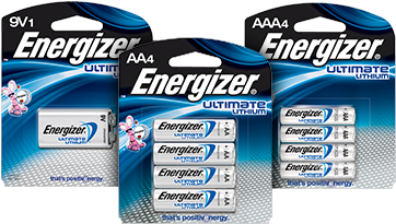 Energizer Ultimate Lithium Batería (500x248), Png Download