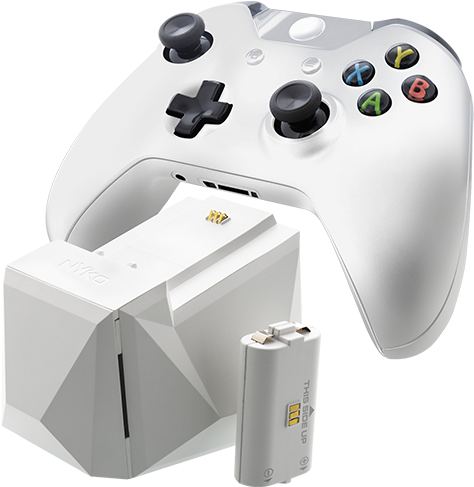 Charge Block Solo For Xbox One - Nyko Charge Block Solo (white) - Xbox One (1024x768), Png Download