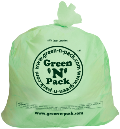 Our 4 Gallon Small Garbage Bags Are Made With 20% Pre - Green'n'pack 003210 180 Count 4-180 Small Garbage Bags, (498x498), Png Download