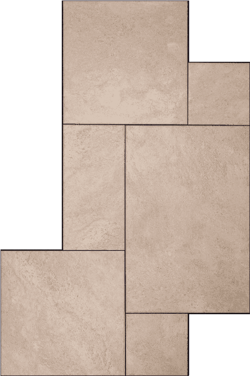 Houston Modular Porcelain Wall And Floor Tile Roomset - Tile (800x800), Png Download