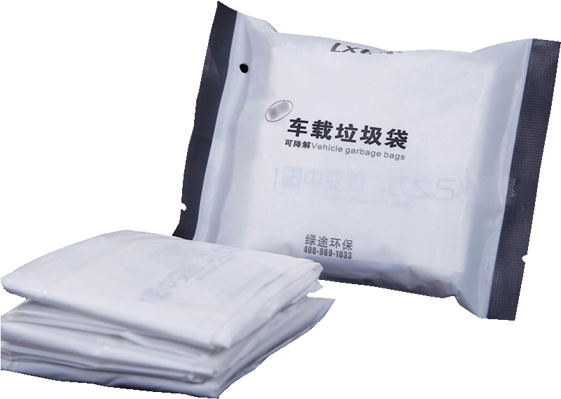 Disposable Garbage Bag Adhesive Garbage Bag Car Back - Bag (800x800), Png Download