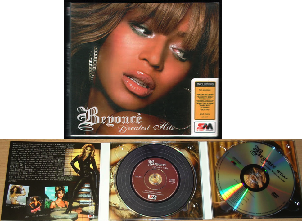 Beyoncé's Digipack Has Various Elements Of Seriousness - Beyonce Greatest Hits (973x713), Png Download