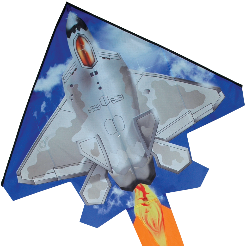 2d Jet Kite - F22 Kite (1024x1024), Png Download