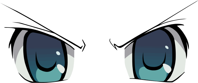 Cute Anime Eyes Png Download - Mayk Skin (714x338), Png Download