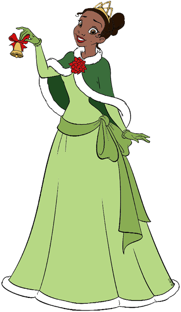 Disney Princess Tiana Christmas Download - Disney Princess Tiana Christmas (373x643), Png Download