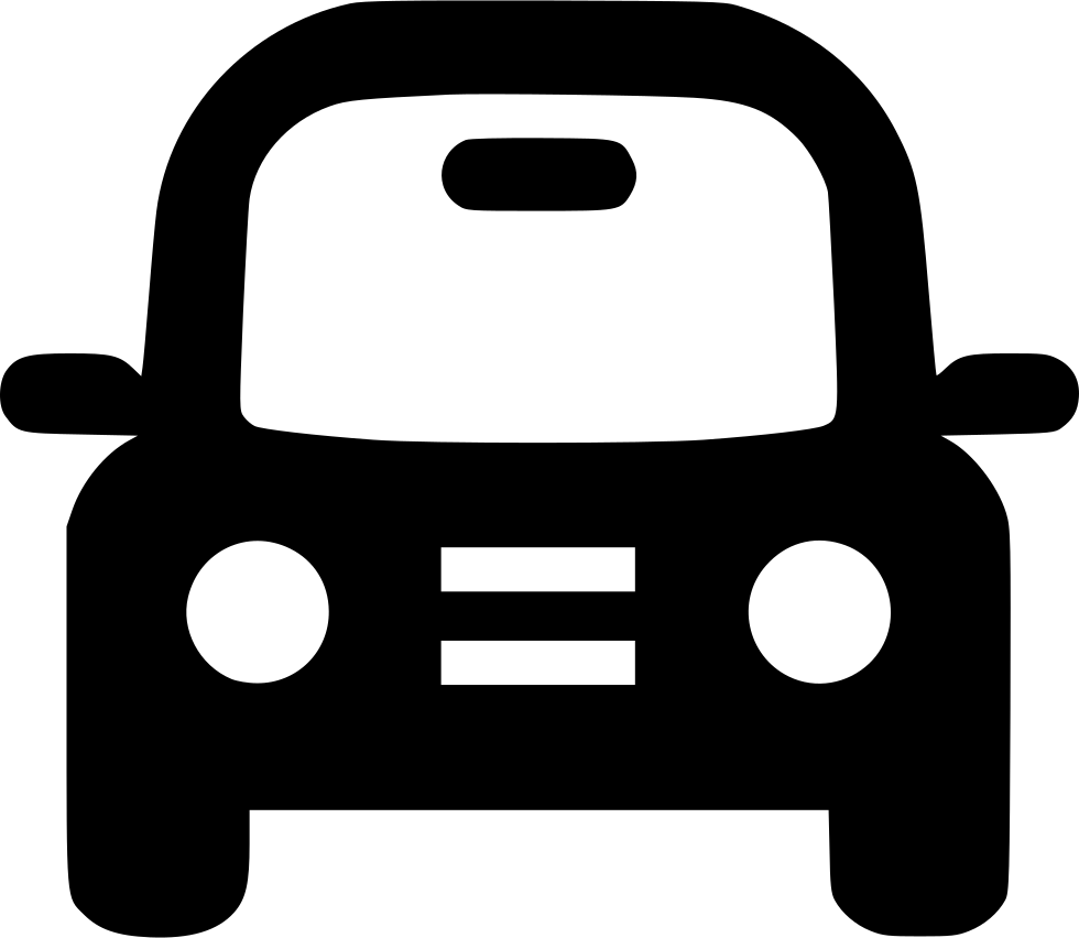 Car Front Alt - Svg Bus Front (980x852), Png Download