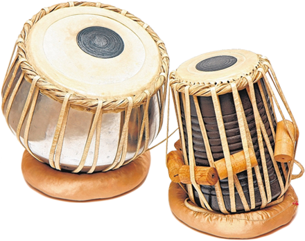 Indian Music Instruments For Bhajan (440x348), Png Download