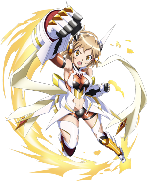 Character Hibiki 02 - Senki Zesshou Symphogear Render (465x440), Png Download