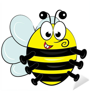 Cartoon Bee Toy Character - Illustration (400x400), Png Download