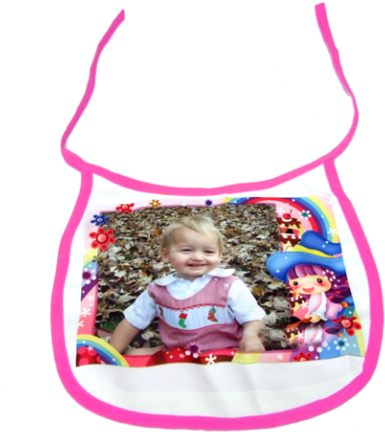 Blank Baby Bib - 卡通 相 框 素材 (500x500), Png Download