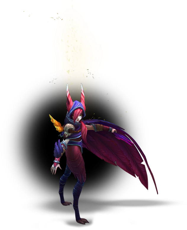 Xayah, The Rebel - League Of Legends Rayah (635x785), Png Download