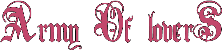 Army Of Lovers - Army Of Lovers Logo (738x227), Png Download