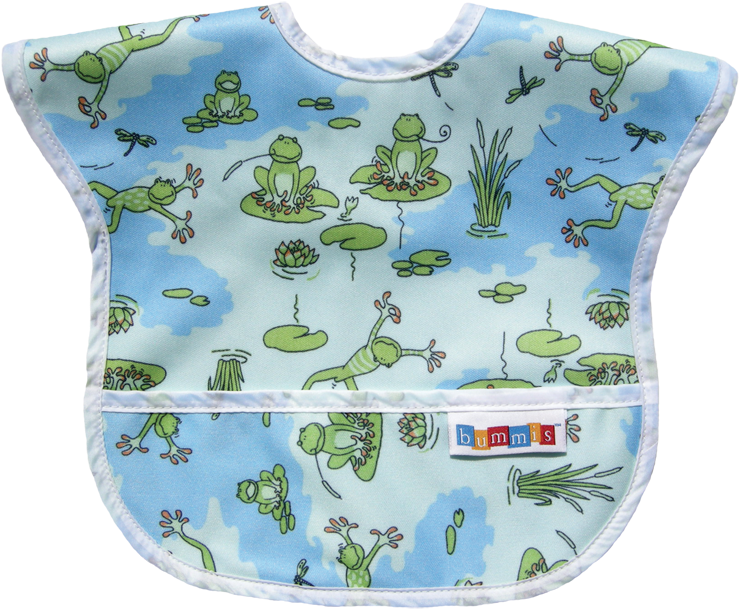Bib-frog 800px Png - Bummis Best-ever Bib (800x800), Png Download