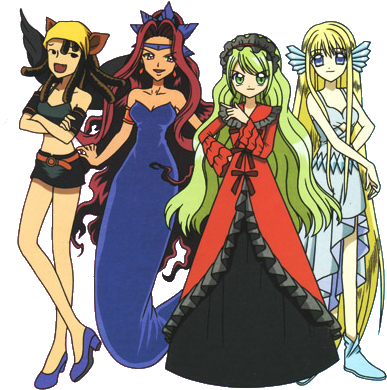 Dark Lovers - Mermaid Melody Maria And Yuri (397x398), Png Download