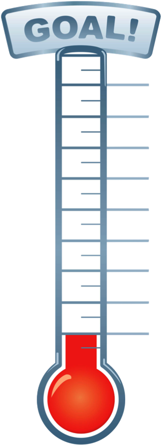 Fundraising Png - Fundraising Thermometer Png Transparent (975x975), Png Download