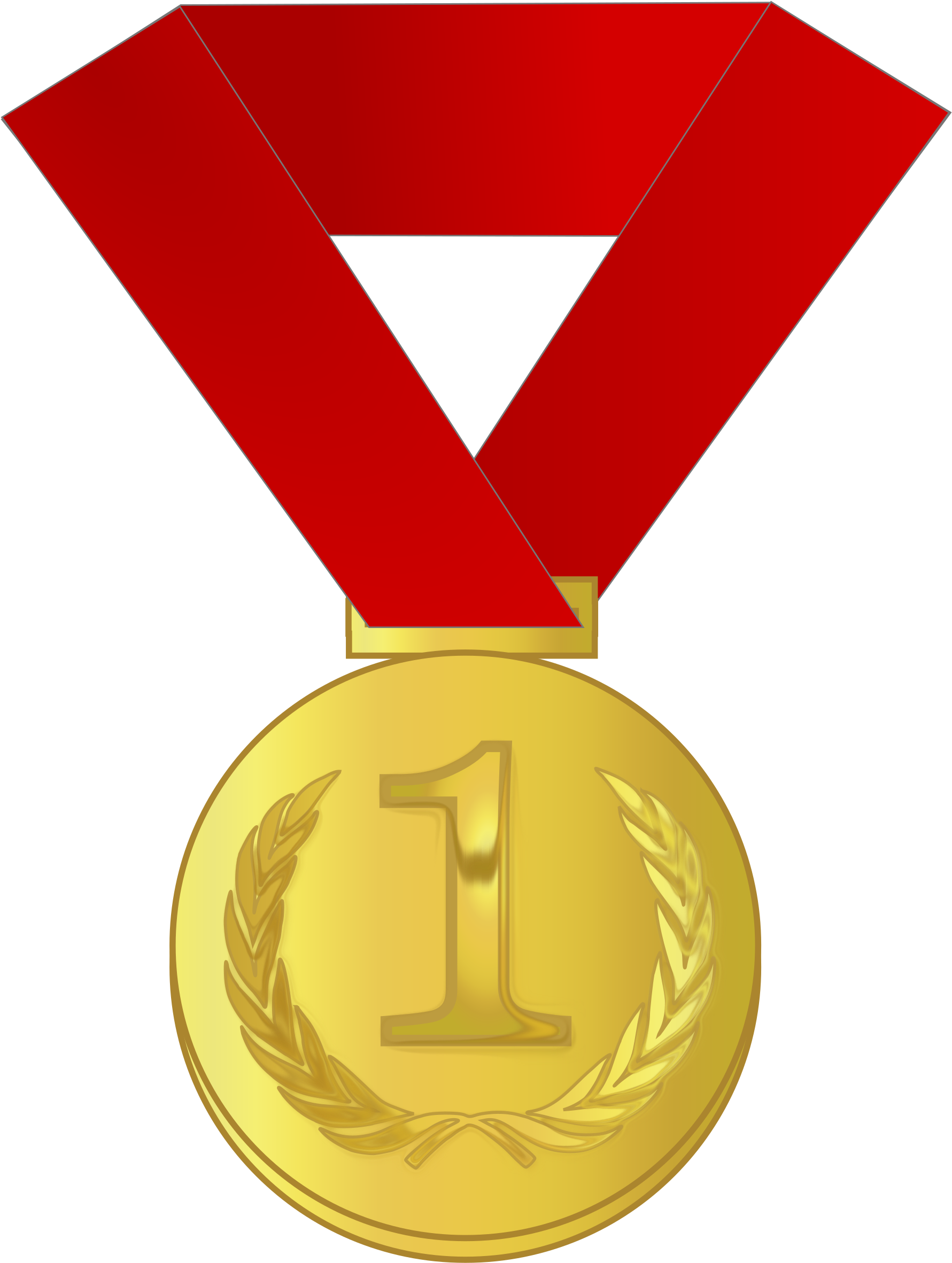 This Free Icons Png Design Of Gold Medal / Award (1808x2400), Png Download