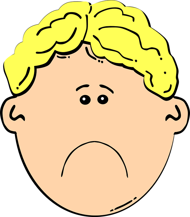 Image Freeuse Download Sadness Lad Free On Dumielauxepices - Clip Art A Sad Man (629x720), Png Download