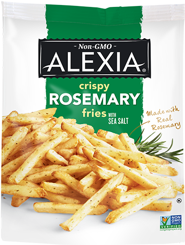 Crispy Rosemary Fries With Sea Salt - Rosemary And Sea Salt Fries (500x500), Png Download