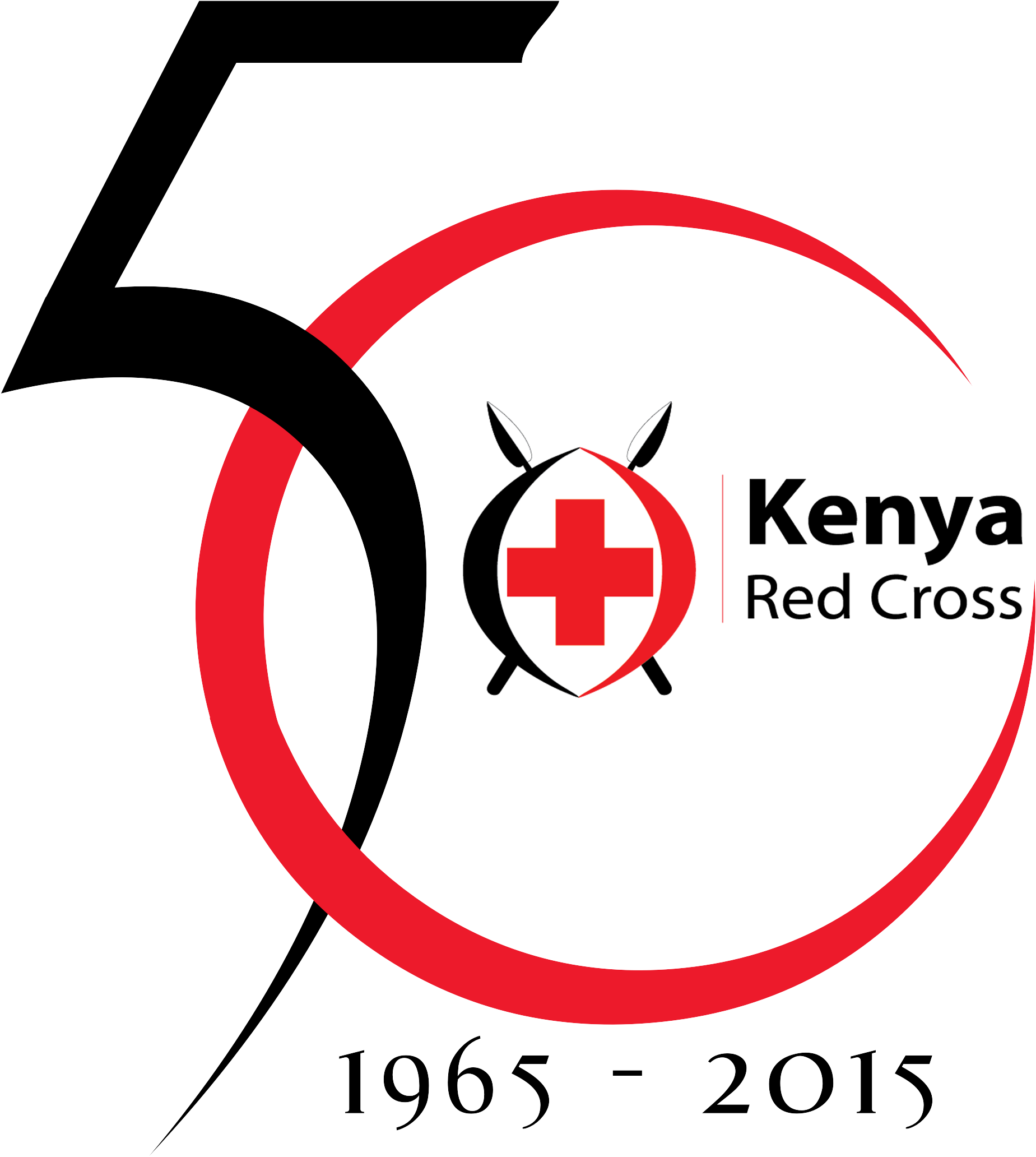 A Flag Adopted For The Occasion Had A Red Field With - Kenya Red Cross Society (2570x2165), Png Download