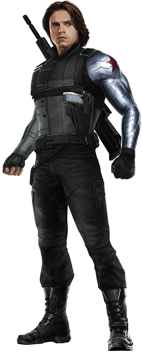 Winter Soldier Png Beautiful Captain America Civil (465x1152), Png Download