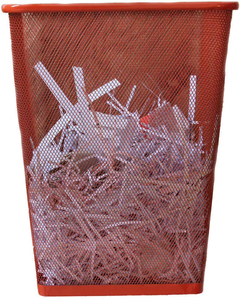 Lixo De Papel Escritorio (853x1280), Png Download