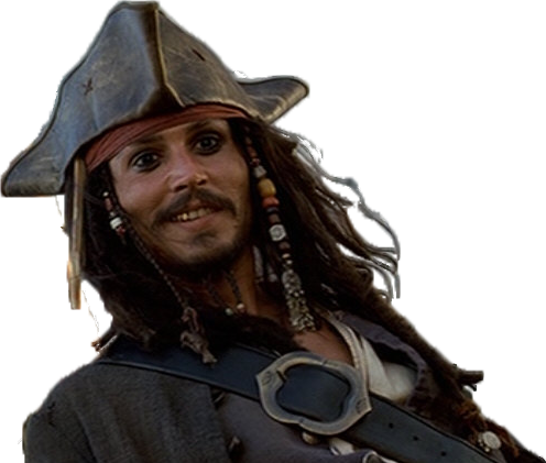Caribbean Clipart Jack Sparrow - Jack Sparrow And Captain Barbossa (496x421), Png Download