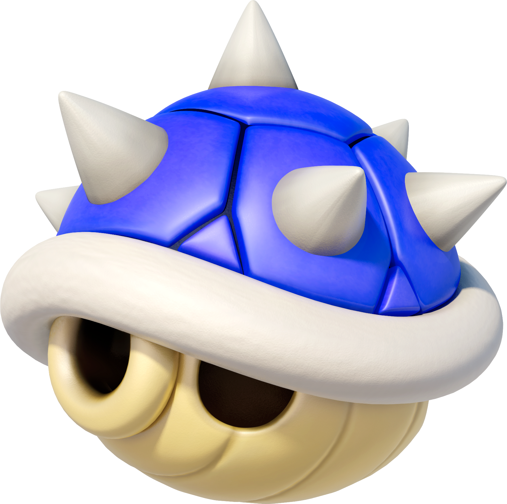 Super Mario Kart Png Pic - Blue Shell From Mario Kart (1722x1713), Png Download
