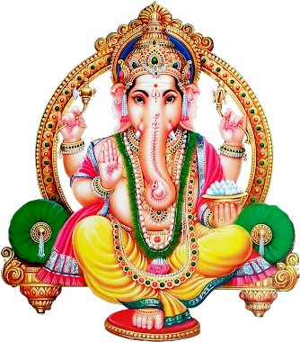 Transparent Hindu Ganesh Png (400x397), Png Download
