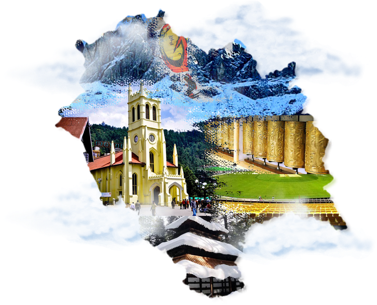 Himachal Nagari - Dharamshala (750x615), Png Download