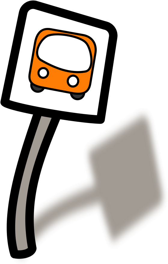 Funny Bus Stop Png Clip Arts For Web - Clipart Bus Stop (900x900), Png Download