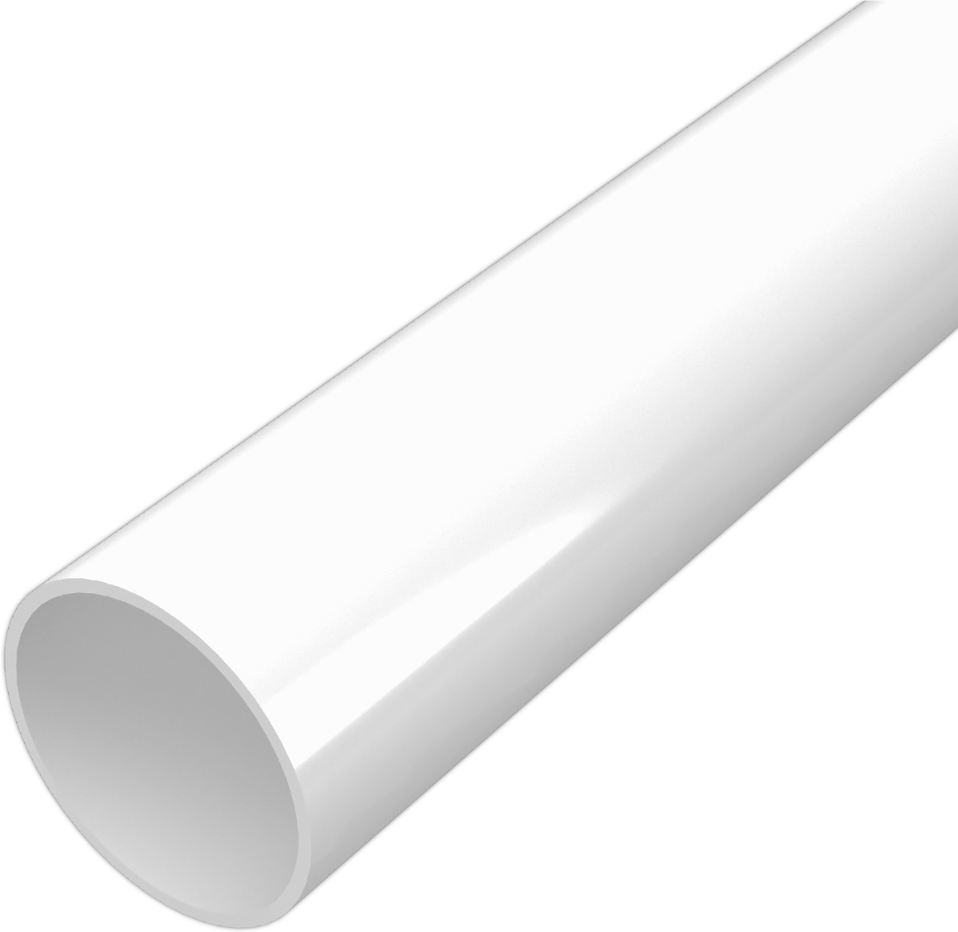 Formufit Pvc Pipe White 1-1/2" Thinwall Pvc Pipe, Furniture - Thin Pvc Pipe (2048x2048), Png Download