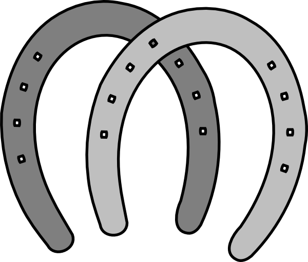 Horse Shoe Horseshoe Cliparts Png - Horseshoe Clipart Transparent (600x510), Png Download