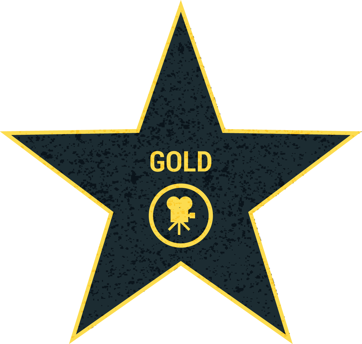 Gold Sponsors - Walk Of Fame Star Png (1171x1113), Png Download