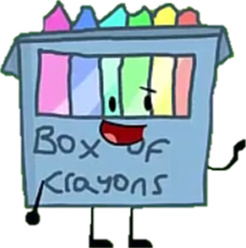 Box Of Crayons - Stick Figure Object Show 87 (805x810), Png Download