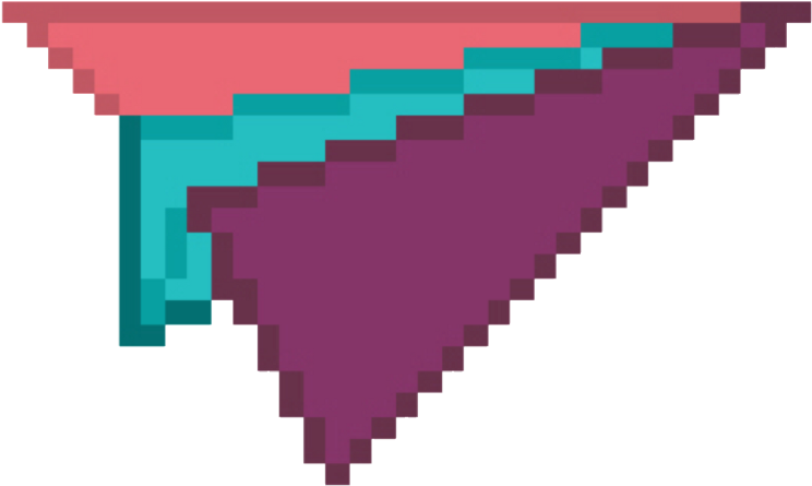 Avião De Papel Png Pixel Freetoedit - Paper Planes Pixel (1229x1024), Png Download
