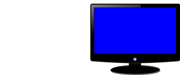 Download Monitor Blue - Full Size PNG Image - PNGkit