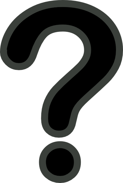 Clip Stock Clip Art Black And White Panda Free - Black Question Mark Vector (402x597), Png Download