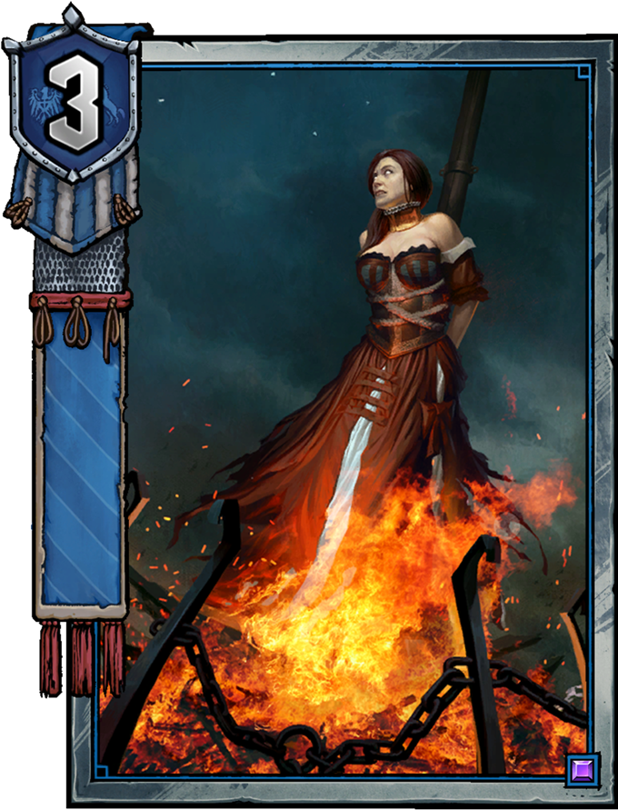 Sabrina Glevissig - Witch Hunter Card Gwent (775x1048), Png Download