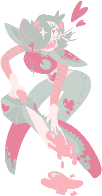 Yandere Mettaton (422x750), Png Download